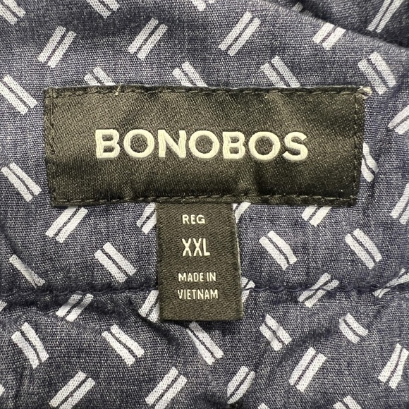 Bonobos Pants Mens 2XL Navy Blue Stretch Chino Drawstring Waist Casual - Picture 7 of 10